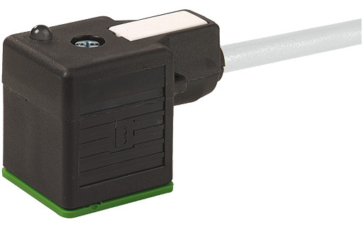 Murrelektronik Signal Connectors Msud Valve plug A-18MM with cable pur 3x0.75 GY ul/csa 10M