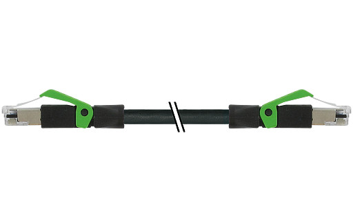 Murrelektronik Data Connectors RJ45 Male 0°/RJ45 male 0° pur 1x4xawg22 shielded bk+dragch 0.6M Murrelektronik Data Connectors RJ45 Male 0°/RJ45 male 0° pur 1x4xawg22 shielded bk+dragch 0.6M