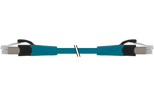 Murrelektronik Data Connectors RJ45 ST. 0°/RJ45 ST. 0°, gigabit 4x2xawg27 shielded bu ul 40M