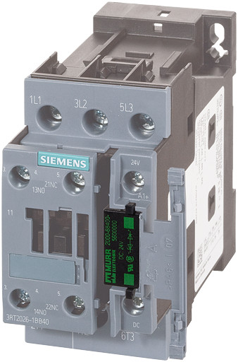 Murrelektronik contactor suppressors Siemens Contactor suppressor diode and led, 24VDC