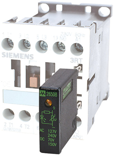 Murrelektronik contactor suppressors Siemens Contactor suppressor diode and led, 24VDC