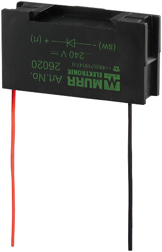 Murrelektronik contactor suppressors Universal Contactor suppressor RC, 230vac/DC/25va/W