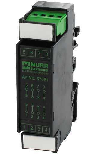 Murrelektronik control systems Assembly Module MKS - M 4 mounting rail / screw-type terminal