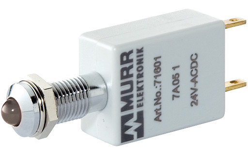 Murrelektronik control systems Led-Indicator white led 5MM - 24V ac/DC - 15ma - ip40