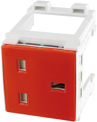 Murrelektronik control systems Modlink MSVD cabinet power outlets great britain/BS orange 250V ac/13a
