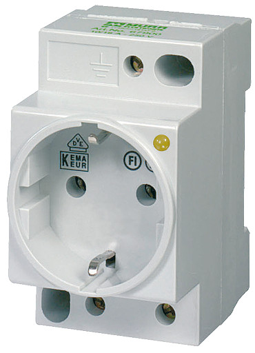Murrelektronik control systems MSVD Power socket vde with led mounting rail