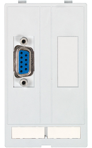 Murrelektronik front panel interface Modlink MSDD data insert 1xsub-D9 female/soldering + 1xsub-D9 blind