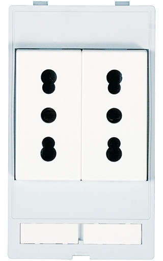 Murrelektronik front panel interface Modlink MSDD socket insert italy 250vac/16a double