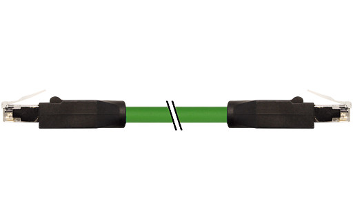 Murrelektronik Data Connectors RJ45 Male 0° / RJ45 male 0° shielded tpe SF/utp cat5e GN 95M