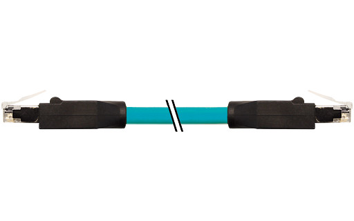 Murrelektronik Data Connectors RJ45 Male 0° / RJ45 male 0° shielded tpe SF/utp cat6a bu95m