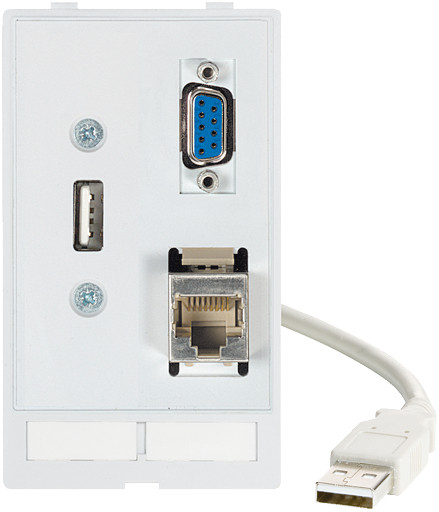 Murrelektronik front panel interface Modlink data insert 1×sub-D9 fem./male+ 1×RJ45+ 1xusb fem./male 0,7M