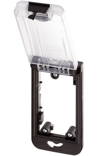 Murrelektronik front panel interface Modlink frame single transparent closure 3 MM double bit