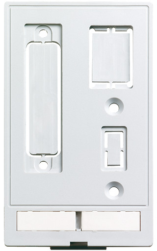 Murrelektronik front panel interface Modlink MSDD data insert 3xsub-D9 + 1xsub-D15 cut-out
