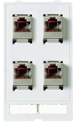 Murrelektronik front panel interface Modlink MSDD data insert 4×RJ45