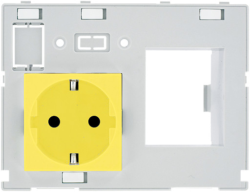 Murrelektronik front panel interface Modlink MSDD DBL combi insert china 1XRJ45 fem./fem. + RCD opening
