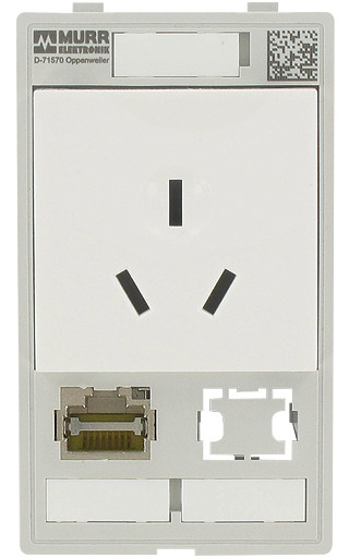 Murrelektronik front panel interface Modlink MSDD single combi insert china 1X RJ45 + 1X data cutout