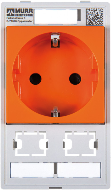 Murrelektronik front panel interface Modlink MSDD single combi insert germany orange 2 X RJ45