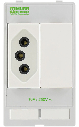 Murrelektronik front panel interface Modlink MSDD socket insert brazil 250vac/10 A single