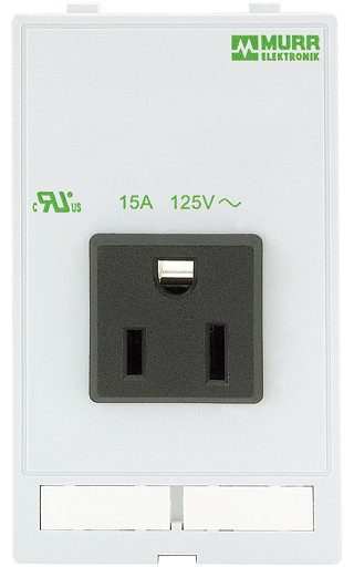 Murrelektronik front panel interface Modlink MSDD socket insert usa nema 5-15 125vac/15a