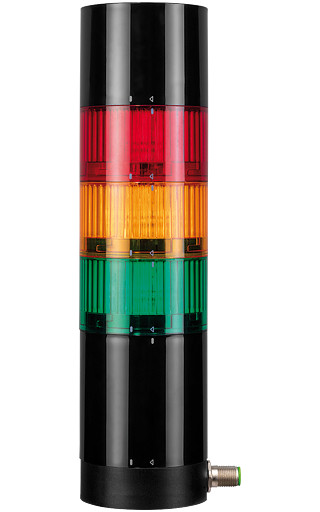 Murrelektronik light modules Signal Tower modlight70 pro equip: green,amber,red,buzzer,M12 side