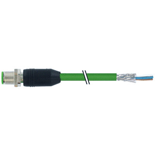 Murrelektronik M12 2X2XAWG22 SH GRN 60M