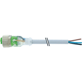 Murrelektronik M12 F LED 3X0,34 GR 1,5M