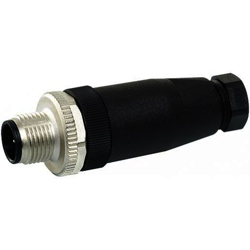 Murrelektronik M12 male 0° wireable screw term. 4-pol. max.0,75MM² 4-6MM