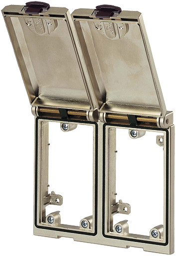 Murrelektronik front panel interface Modlink MSDD frame DBL metal nickeled