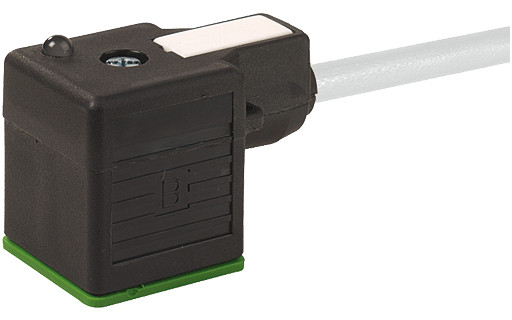 Murrelektronik Signal Connectors Msud Valve plug A-18MM with cable PVC 3x0.75 GY 30M