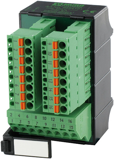 Murrelektronik passive interface modules Lugs 16 for signal transfer mounting rail/pluggable spring clamps