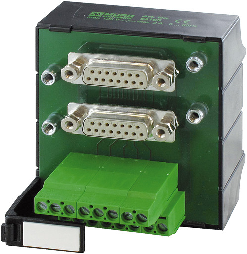 Murrelektronik passive interface modules SV-2 X sub D 25ST-KL for signal transfer 125 vac/DC / 2 A