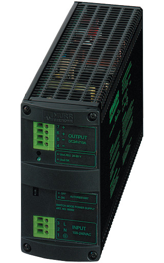 Murrelektronik power supply prim.switch mode MCS Power supply 1-phase, in: 90-265vac out: 24-28V/20adc