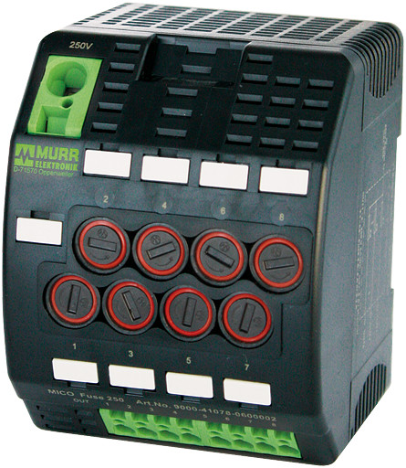 Murrelektronik power control MICO Mico Fuse 250 5x20mm 8 CH in: 250V ac/DC out: 250V-6a ac/DC