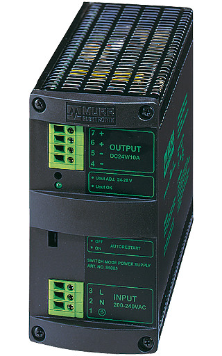 Murrelektronik power supply prim.switch mode MCS Power supply 2-phase, in: 340-460vac out: 24-28V/5adc
