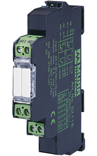 Murrelektronik relay modules Miro 12.4 24V-2S output relay in: 24 vac/DC - out: 250 vac/DC / 6 A