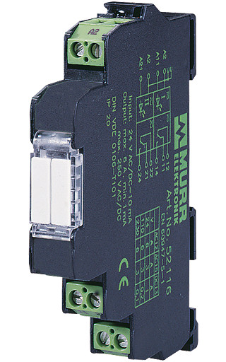 Murrelektronik relay modules Miro 12.4 24V-2S output relay in: 24 vac/DC - out: 250 vac/DC / 6 A