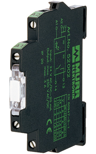 Murrelektronik relay modules Miro 6.2 24V output relay in: 24 vac/DC - out: 250 vac/DC / 6 A