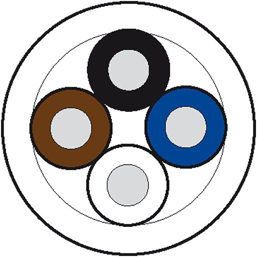 Murrelektronik Signal Connectors Cable Drum Ø 355MM pur 4x0.75 BK ul/csa 100M