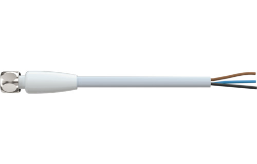 Murrelektronik Signal Connectors M8 Female 0° A-cod. with cable F & B pro tpe 3x0.34 GY ul drag CH. 5M