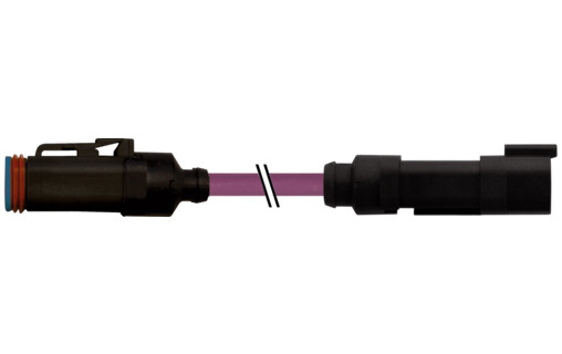 Murrelektronik Signal Connectors MDC06-4S / MDC04-4P canopen pur 1x4x0.5 shielded VT 8.0M