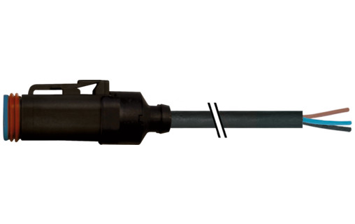 Murrelektronik Signal Connectors MDC06-4S/msud DBL. valve A-18MM xtreme pur 4x0.75 BK 3M