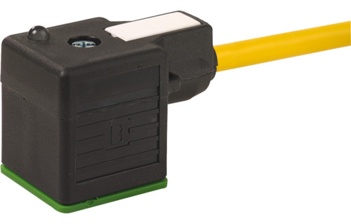Murrelektronik Signal Connectors Msud Valve plug A-18MM with cable PVC 3x0.5 ye 7.5M