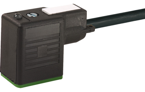 Murrelektronik Signal Connectors Msud Valve plug bi-11MM with cable PVC 3x0.5 BK 3.0M