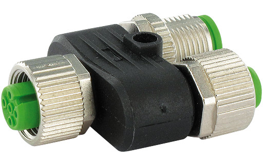 Murrelektronik Signal Connectors T-Coupler M12 female /M12 female - M12 male