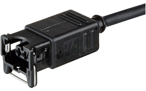 Murrelektronik Signal Connectors Valve Plug MJC 0° with cable led+vdr pur 2x0.75 BK 5M