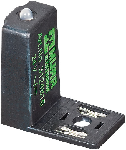 Murrelektronik solenoid valve suppressor Valve Plug suppressor form ci - 9.4MM Z-diode and led, 24vac/DC/100va