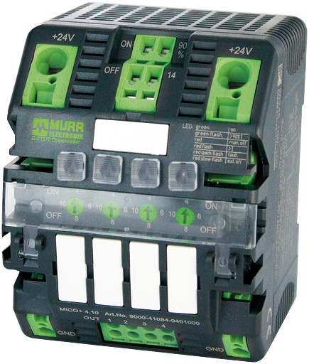 Murrelektronik power control MICO Mico+ 4.10 elec. circuit prot., 4 CH in: 24V DC out: 24V DC/4-6-8-10a
