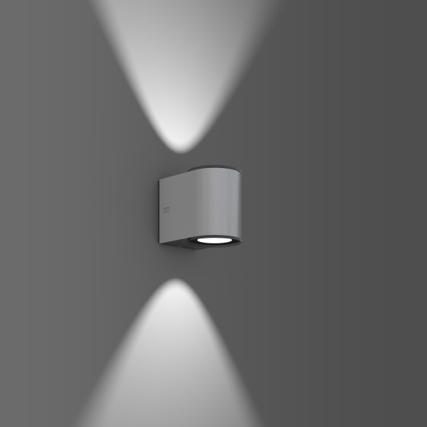 Nadelspot, 8 W, 280 LM, 830, zilver, on/off wandarmaturen, L 100 B 154