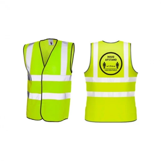 Nedelko Covid-19 veiligheidshesje kleur geel L