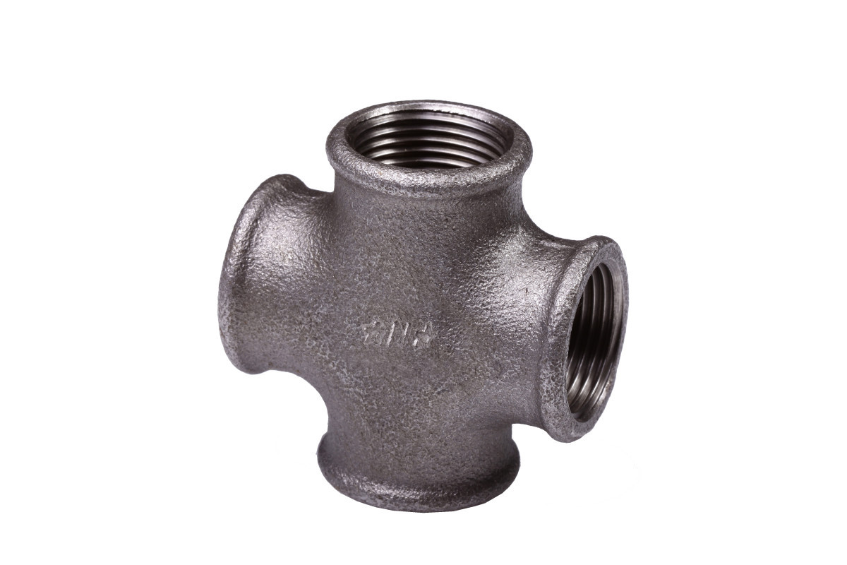 Nefit Kruisstuk malleabel NR.180 zwart 3/4"BN vve=10